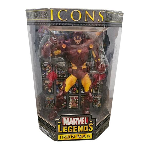 Marvel‎ Legends Icons Iron Man Unmasked Tony Stark ToyBiz 2006 New!! - Picture 1 of 7